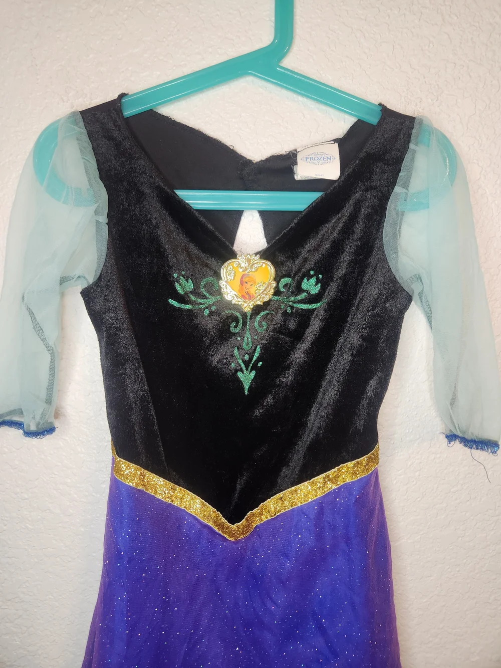 Disney Frozen anna princess dressup Halloween costume Size s 4 6